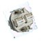 Розетка компьютерная 2-местная RJ-45 (механизм) STEKKER GLS00-7109-02, серия Катрин, шампань 50004 - фото 184687