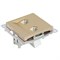 Розетка компьютерная 2-местная RJ-45 (механизм) STEKKER GLS00-7109-08, серия Катрин, золото 50009 - фото 184722