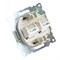 Розетка компьютерная 2-местная RJ-45 (механизм) STEKKER GLS00-7109-08, серия Катрин, золото 50009 - фото 184726