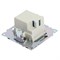 Розетка 2-местная USB + type C, STEKKER GLS10-7116-04, 250В, 3А, max 20W,серия Катрин, шоколад 50057 - фото 184834