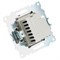 Розетка 2-местная USB + type C, STEKKER GLS10-7116-04, 250В, 3А, max 20W,серия Катрин, шоколад 50057 - фото 184837