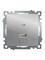 Розетка 2-местная USB + type C (механизм)), STEKKER GLS10-7116-03 , 250B, 3А, max 20W, серия Катрин, серебро 50054 - фото 184871