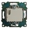 Розетка 2-местная USB + type C (механизм)), STEKKER GLS10-7116-03 , 250B, 3А, max 20W, серия Катрин, серебро 50054 - фото 184875