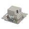 Розетка 2-местная USB + type C (механизм)), STEKKER GLS10-7116-03 , 250B, 3А, max 20W, серия Катрин, серебро 50054 - фото 184880