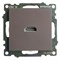 Розетка HDMI 2.1, Type A (механизм), STEKKER GLS00-7118-04, серия Катрин, шоколад 50064 - фото 184885