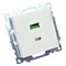 Розетка USB 2-местная + type C (механизм), STEKKER GLS10-7116-01, 250В, 3А, max 20W, серия Катрин, белый 50051 - фото 184904
