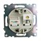 Розетка TV + компьютерная RJ-45 (механизм), серия Катрин, графит, GLS00-7106-06 49417 - фото 184929