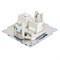 Розетка компьютерная 2-местная RJ-45 (механизм) STEKKER GLS00-7109-06 , серия Катрин, графит 50008 - фото 184994