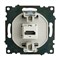 Розетка HDMI 2.1, Type A (механизм), серия Катрин, графит, GLS00-7118-06 50059 - фото 185067