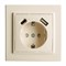 Розетка 1-местная с/з STEKKER, PST16-9016-02, 250В, 16А с USB+ type C, серия Эрна, слоновая кость 50077 - фото 185609
