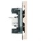 Розетка TV + компьютерная RJ-45 (механизм), STEKKER, серия Эмили, RST00-5106-08, кашемир, soft touch 49898 - фото 186053