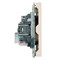 Розетка TV + компьютерная RJ-45 (механизм), STEKKER, серия Эмили, RST00-5106-08, кашемир, soft touch 49898 - фото 186054