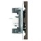 Розетка TV + компьютерная RJ-45 (механизм), STEKKER, серия Эмили, RST00-5106-09, антрацит, soft touch 49924 - фото 186236
