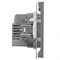 Розетка 2-местная USB + Type C (механизм), STEKKER, 250В, 20W, серия Эмили, RST10-5115-10, платиново-серый, soft touch 49957 - фото 186294
