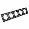 Рамка STEKKER, PFR00-5005-05 5-местная, серия Эмили, черный уголь, soft touch 49862 - фото 186427
