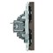 Розетка компьютерная 1-местная RJ-45 (механизм), STEKKER, серия Эмили, RST00-5117-09, антрацит, soft touch 49925 - фото 186464