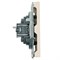Розетка компьютерная 1-местная RJ-45 (механизм), серия Эмили, RST00-5117-08, кашемир, soft touch 49899 - фото 186492