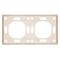 Рамка STEKKER, PFR00-5002-08 2-местная, серия Эмили, кашемир, soft touch 49911 - фото 186772