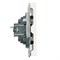 Розетка компьютерная 1-местная RJ-45 (механизм), STEKKER, серия Эмили, RST00-5117-01, белый фарфор, soft touch 49873 - фото 186825