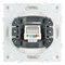 Розетка компьютерная 1-местная RJ-45 (механизм), STEKKER, серия Эмили, RST00-5117-01, белый фарфор, soft touch 49873 - фото 186827
