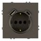 Розетка 1-местная з/ш с/з 16А + USB + Type C (механизм), STEKKER, 250В, 20W, серия Эмили, RST16-5119-09, антрацит, soft touch 50361 - фото 188095