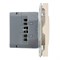 Розетка 1-местная з/ш с/з 16А + USB + Type C (механизм), STEKKER, 250В, 20W, серия Эмили, RST16-5119-08, кашемир, soft touch 50360 - фото 188125