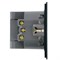 Розетка 1-местная з/ш с/з 16А + USB + Type C (механизм), STEKKER, 250В, 20W, серия Мия, RST16-3119-05, черный бархат 50452 - фото 188842