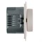Выключатель диммирующий (механизм), STEKKER, 250В, 1200W, серия Мия, RSW10-3106-08, пудровый жемчуг 50567 - фото 190506