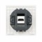 Розетка HDMI 2.0 Type A (механизм), STEKKER серия Мия, RST00-3118-01, белая магнолия 50827 - фото 190851