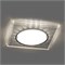 Светильник встраиваемый с белой LED подсветкой Feron CD4040 потолочный GX53 без лампы, серебро,  хром 40517 - фото 191491