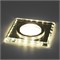 Светильник встраиваемый с белой LED подсветкой Feron CD8150 потолочный MR16 G5.3 белый 41910 - фото 191567