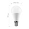Лампа светодиодная Feron LB-750 Шарик E14 11W 175-265V 2700K 25946 - фото 192133