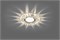 Светильник встраиваемый с белой LED подсветкой Feron CD927 потолочный MR16 G5.3 прозрачный 28902 - фото 193100
