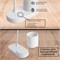 Светодиодный настольный светильник с USB проводом и аккумулятором 2,5Вт, с регулировкой цветовой температуры 2700-6500К, размер 300*170*160мм, WD-6073 48163 - фото 193160